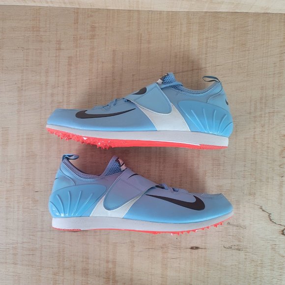 Nike Zoom Pole Vault Elite Track & Field Spikes Blue White Red Mens Size 14 - Picture 6 of 11